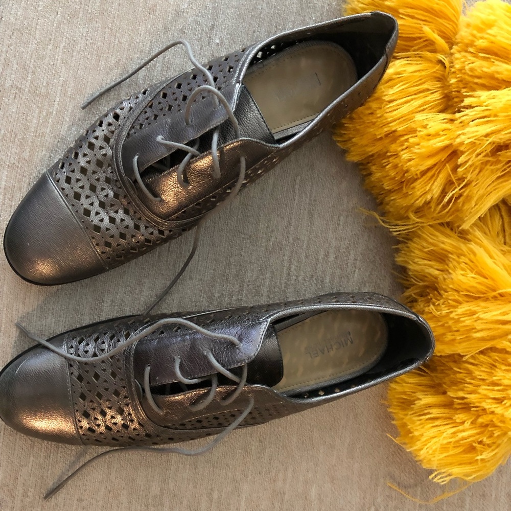 Michael Kors lace up flats
